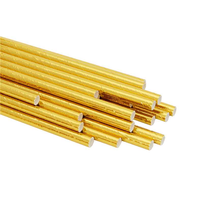 25 golden straws