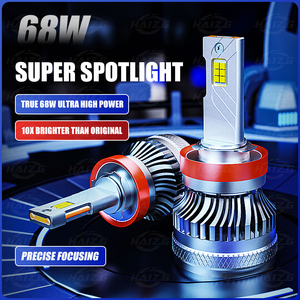 ไฟหน้ารถแบบ LED ชิป3570ไฟรถยนต์ IP68กันน้ำทรงพลัง - Product Image 2