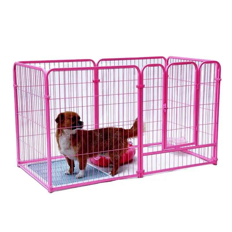 Özel boyut açık kapalı köpek kafesleri kasalar Modern toptan Pet katlanabilir köpek sandık