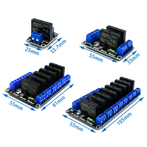 5V Relais 1 2 4 8 Kanal SSR High Low Level Halbleiter relais modul 250V 2A Für Arduino