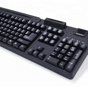フル機能のキーボード生体認証指紋スキャナー非接触カードコンタクトカード磁気ストライプリーダーログオン - Product Image 1