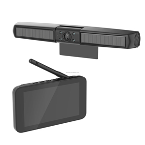<strong>Backup</strong> <strong>Camera</strong> Kit 5&quot; LCD Reversing Monitor+IR Night Vision <strong>With</strong> Wireless Solar <strong>Camera</strong> IP65 Waterproof Rear View Back up <strong>Camera</strong> - Product Image 1