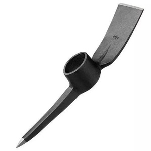 Diy Aangepaste Outdoor Dubbelkop Stalen Houweel Glasvezel Houten Handvat Voor Tuinieren Landbouw Gebruik 1 Jaar Garantie - Product Image 1