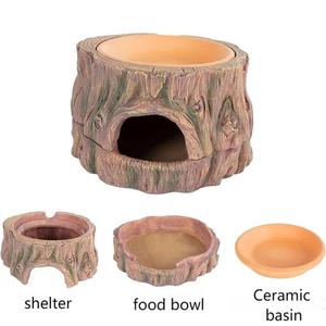 3-in-1 Elude Humidification <strong>Cave</strong> Food Basin Water Basin Box Creating Landscape Emulate Tree <strong>Cave</strong> - Product Image 3