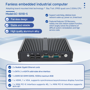 Lüfter loses Design Desktop-Firewall-Mini-PC mit Baypath J1900 Quad-Core-CPU-Unterstützung Win7 Linux OS - Product Image 2