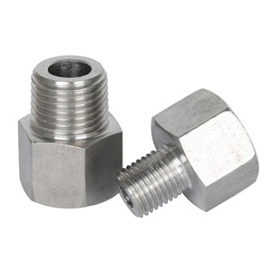 1/4 "ตัวผู้เป็น3/4" ตัวเมีย BSP สแตนเลสสตีล304 316 316L ข้อต่อลดการเชื่อมต่อท่อ - Product Image 5