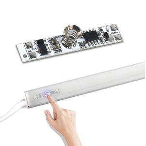 8mm Mini <strong>Touch</strong> Switch <strong>Module</strong> DC12V-24V 3A <strong>LED</strong> Dimmer <strong>Touch</strong> Switch Small PCB Motion <strong>Sensor</strong> for <strong>LED</strong> Cabinet Light - Product Image 1