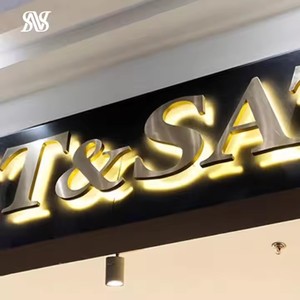シンプルでファッショナブルなデザインエネルギー効率の良いバックライトサイン高輝度LED文字小売店屋外ビルボード - Product Image 4