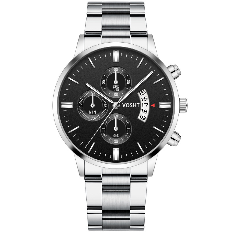 Silver+black