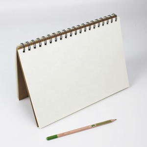 <strong>Custom</strong> Logo <strong>Printing</strong> Kraft Paper Spiral <strong>Notebook</strong> Cheap Student Sketchbook <strong>Natural</strong> Eco-friendly Blank Paper Softcover Note Book - Product Image 4