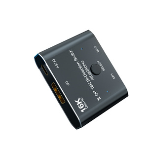 DP Display Port 16K 60HZ Conmutador de video bidireccional Uno en dos salidas o Dos en uno Convertidor de salida para computadora y host de proyector