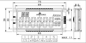 Pannello di alta qualità lcd 7 segmento display lcd matrice industriale display lcd - Product Image 3