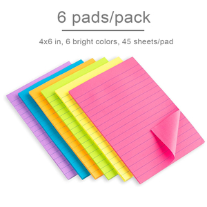 Custom Size 4x6 Colorful Extra <strong>Sticky</strong> <strong>Memo</strong> <strong>Notes</strong> Office Memory Stickers - Product Image 4