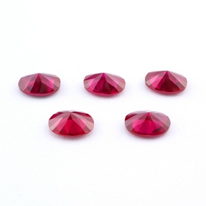 Factory Price High Quality Loose Lab Synthetic <strong>Ruby</strong> Gemstone Oval Cut Red Gem Stone Lab Certified <strong>Ruby</strong>
