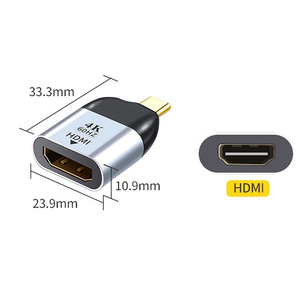 Usb c至HDTV C型电缆适配器8k VGA MiniDP DP 1.4显示端口RJ45 C型笔记本电脑电视Macbook投影仪 - Product Image 6