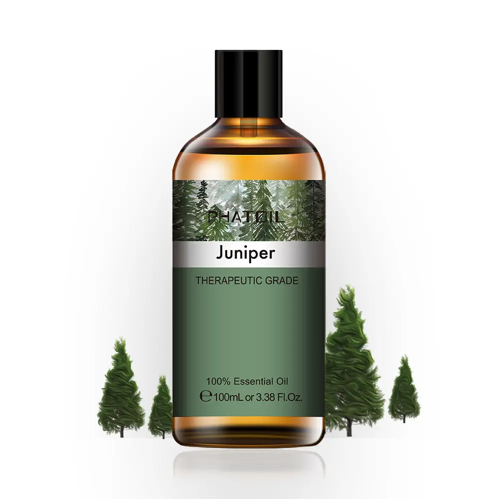 Aceite Esencial de Juniper de 100ML, aceite esencial de plantas 100% puro para difusor de Aroma de energía positiva, venta al por mayor