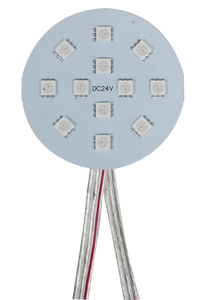 DC 24V 4.32W RGB renk LED piksel ışık programlanabilir 60mm ucslandscape dijital lamba için PC vücut için peyzaj eğlence kullanımı - Product Image 4