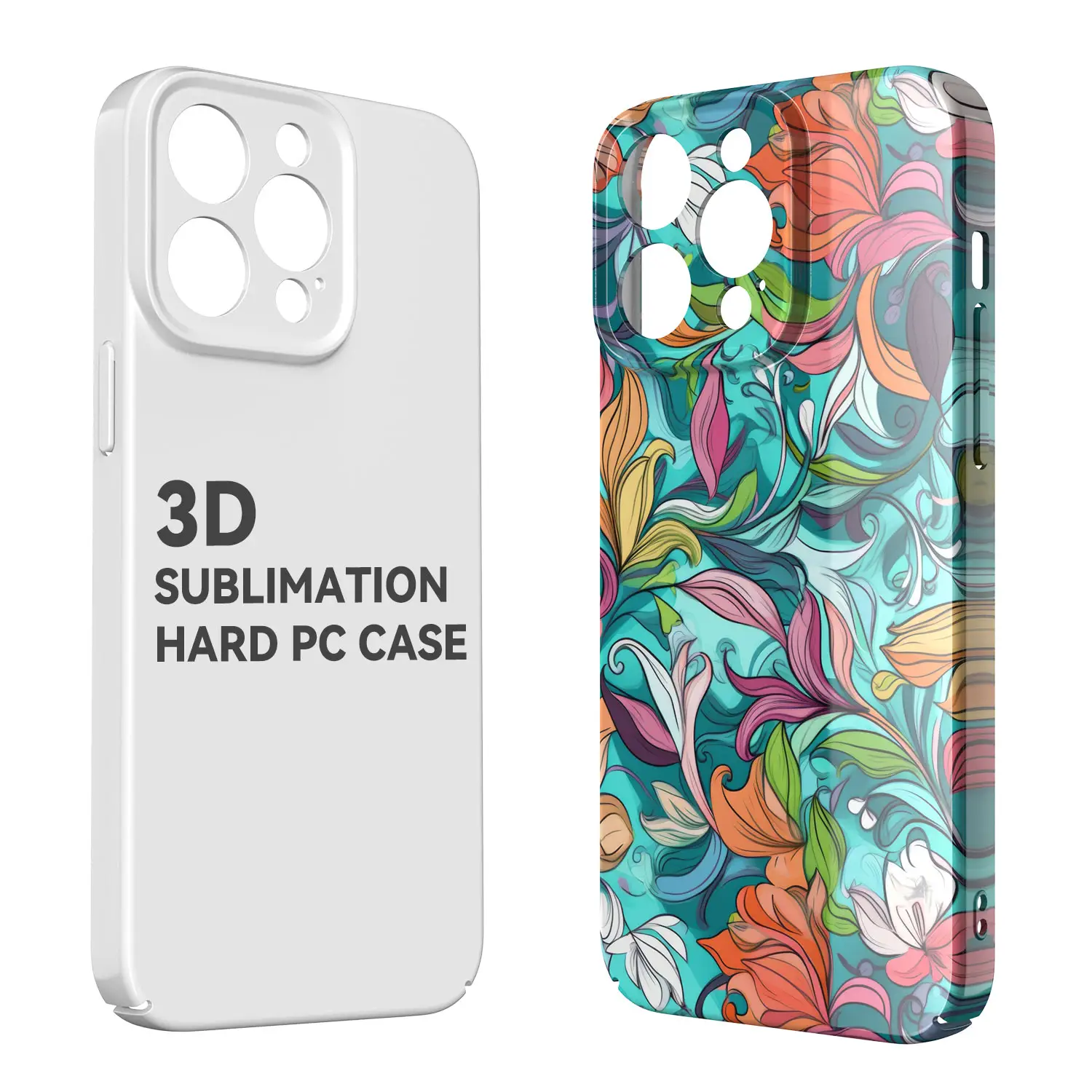 Schneller Versand 3D-Hülle Sublimation Mobile Cover Blanks Voll bereich Gedruckt für Apple iPhone 15 14 13 Pro max Handy hülle S23 ultra