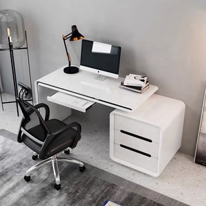 <strong>Computer</strong> Desk PC Corner <strong>Table</strong> with Bookcase Office Desks 3 Drawers Study Desk <strong>for</strong> Home Writing <strong>Table</strong> - Product Image 4
