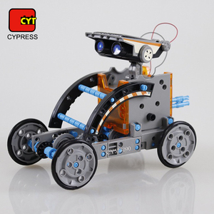 12 In 1ソーラーロボットおもちゃキット教育STEM科学おもちゃDIYビルディングソーラーロボット実験セット子供用 - Product Image 1