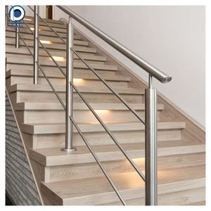 Prima Steel Railing Design Photos With Stainless Steel Solid and <strong>Hollow</strong> Rod bar New Design Tube Railing Handrail Rod Bar Railing