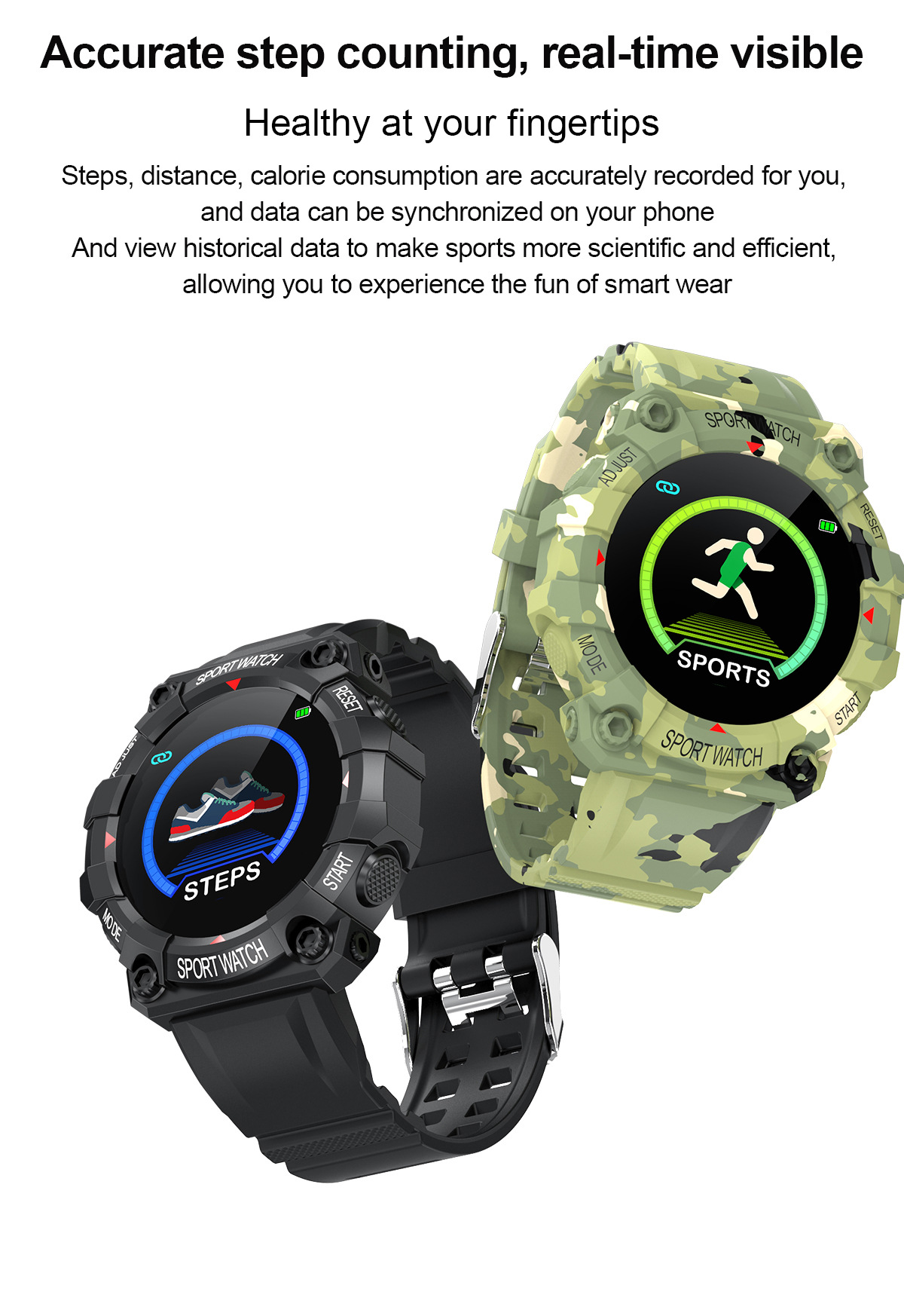 Incoming call FD68 smartwatch round color screen Heart Rate Blood Pressure IP68 Waterproof Reloje Inteligente FD68 Smart Watch