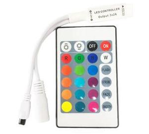 DC5-24V Mini 24 tasti IR RGB LED strip controller per smd5050 smd2835 strip light dimming controller