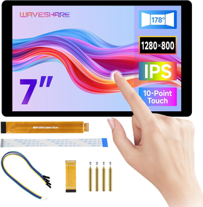 Aismart link für Waves hare 1280*800 7 Zoll DSI Capac itive Touch Display 2, kompatibel mit Raspberry Pi 5/4B/3B/CM3/3/4 - Product Image 2