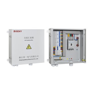 AC Combiner Box 4 <strong>Input</strong> <strong>1</strong> Out with AC Breaker or NH00 Fuse <strong>Switch</strong> for Solar Inverters' <strong>Outputs</strong> - Product Image 1