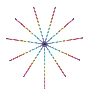 Shenzhen Factory Tuya Smart WiFi Firework Wall RGB-IC 195 <strong>LED</strong> Ambient Light With APP Remote Control PST-FW120 - Product Image 1