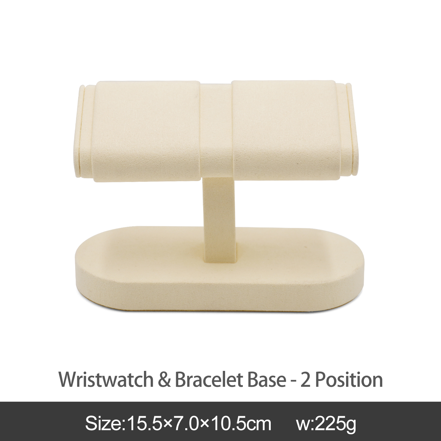 Base de montre-bracelet beige - 2 positions