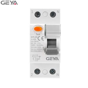 GEYA GYL10 F362 cuerpo de Nylon magnética electrónica tipo ELCB RCCB disyuntores RCBO disyuntor - Product Image 1