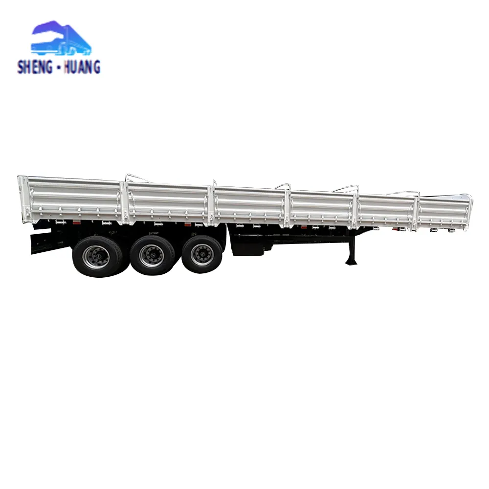 Preço de venda de fábrica Tri Eixo 3 Eixo 12 Rodas Carga forte 50 Toneladas 40 CBM Dump Trailer Truck reboque traseiro dump semi reboque