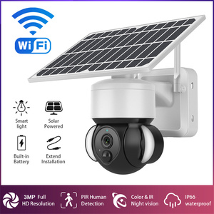 WIFI 3MP Solar Power Industrial Grade <strong>Network</strong> IP Motion Detection Two-way Audio Solar Security Camera - Product Image 4