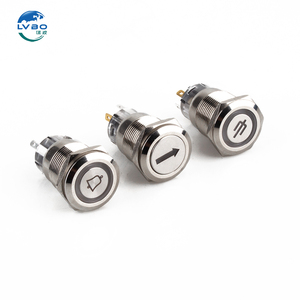 LVBO Elevator Ring LED Beleuchteter Druckknopf Druckknopf Ein Aus Schalter Beleuchteter Druckknopf - Product Image 4