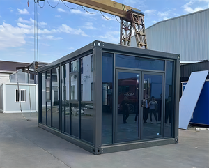 加拿大便携式预制建筑模块化住宅预制现成夹芯板集装箱房 - Product Image 3