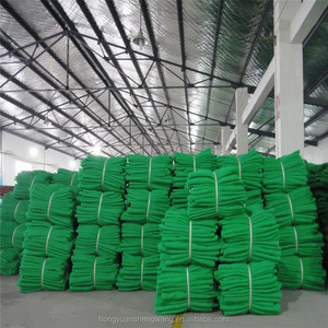 ตาข่ายป้องกันการก่อสร้าง HDPE ตาข่ายป้องกันเศษซากสำหรับอาคารนั่งร้าน
