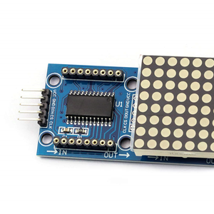 MAX7219 5ピンラインシングルチップマイクロコンピューターモジュールを備えたマイクロコントローラー4in1ディスプレイ用ドットマトリックスモジュール - Product Image 3