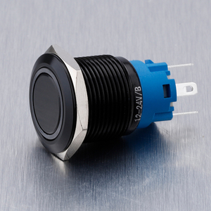Düz basmalı düğme anahtarı 12mm/16mm/19mm/22mm/25mm/28mm/30mm kapalı metal buton konektörü led ışık basmalı düğme anahtarı - Product Image 3