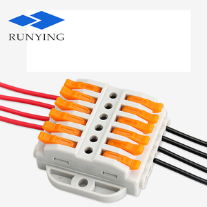 Terminal de cable agujeros fijos 6 entrada 6 divisores de salida cable conector de empalme de cable de Rama para LED industrial - Product Image 2