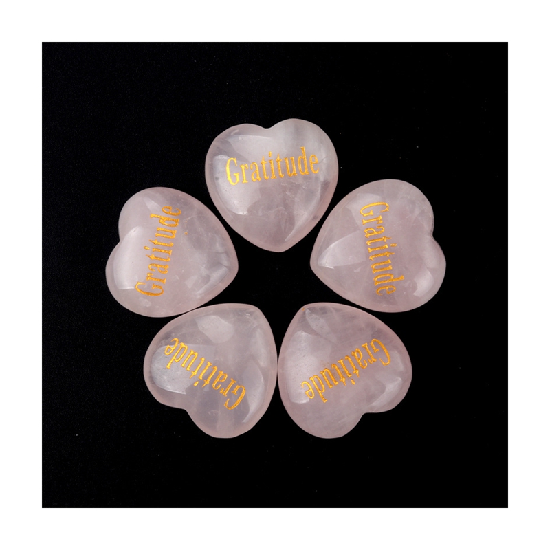 Gratitude heart stone