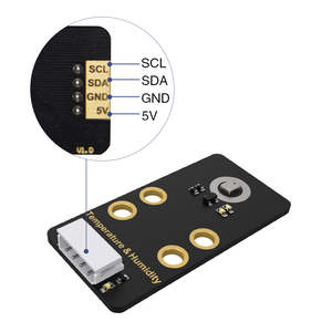 Sensor de temperatura y humedad Compatible con sensor robot Hiwonder - Product Image 4