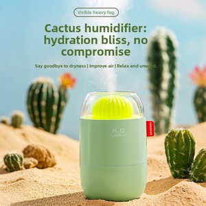 Pelembap Udara Portabel USB Penyebar Aroma Minyak Esensial dengan Lampu Malam untuk Rumah Kamar Tidur Mobil Kantor Pelembap Kabut Dingin - Product Image 2