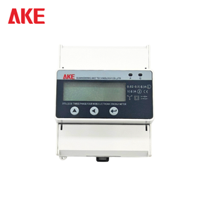 AKE meteran energi prabayar, sistem perangkat lunak penjual isi ulang fase tunggal tampilan LCD pengukur listrik - Product Image 4
