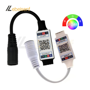 RGB 4-контактный мини-контроллер светодиодной ленты DC 5-24V 6A 144W синий зуб управление PWM сигнал Диммер для 5050 цветной ленты бар лампы - Product Image 1