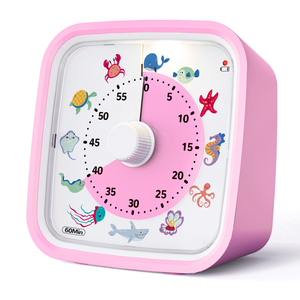 Yunbaoit 60 minuti Timer visivo Pomodoro quadrante di produttività per bambini studio conto alla rovescia orologio per cucina in aula - Product Image 6