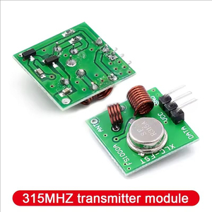 Kit de módulo receptor y transmisor inalámbrico RF de 433Mhz 315MHZ DC 5V para Arduinos/ARM/MCU WL Diy 315MHZ/433MHZ módulo inalámbrico