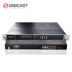ASI 128 SPTS MPTS UDP RTP a 16 RF DVB-T Salida IP a RF Modulador Procesador Multicast IP a RF Gateway - Product Image 3
