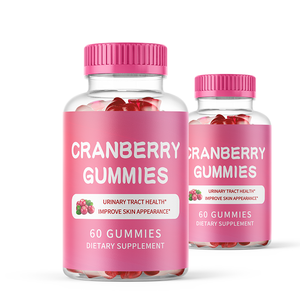 Kualitas tinggi OEM alami grosir Gummies Pag wanita probiotik untuk kesehatan vagina saluran urin kesehatan Cranberry Gummies - Product Image 1