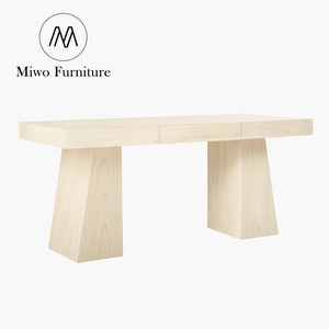 Diseño contemporáneo Escritorio de aprendizaje Oficina moderno simple mesa jefe computadora escritura juegos personalizado roble blanqueado escritorio con cajón - Product Image 6